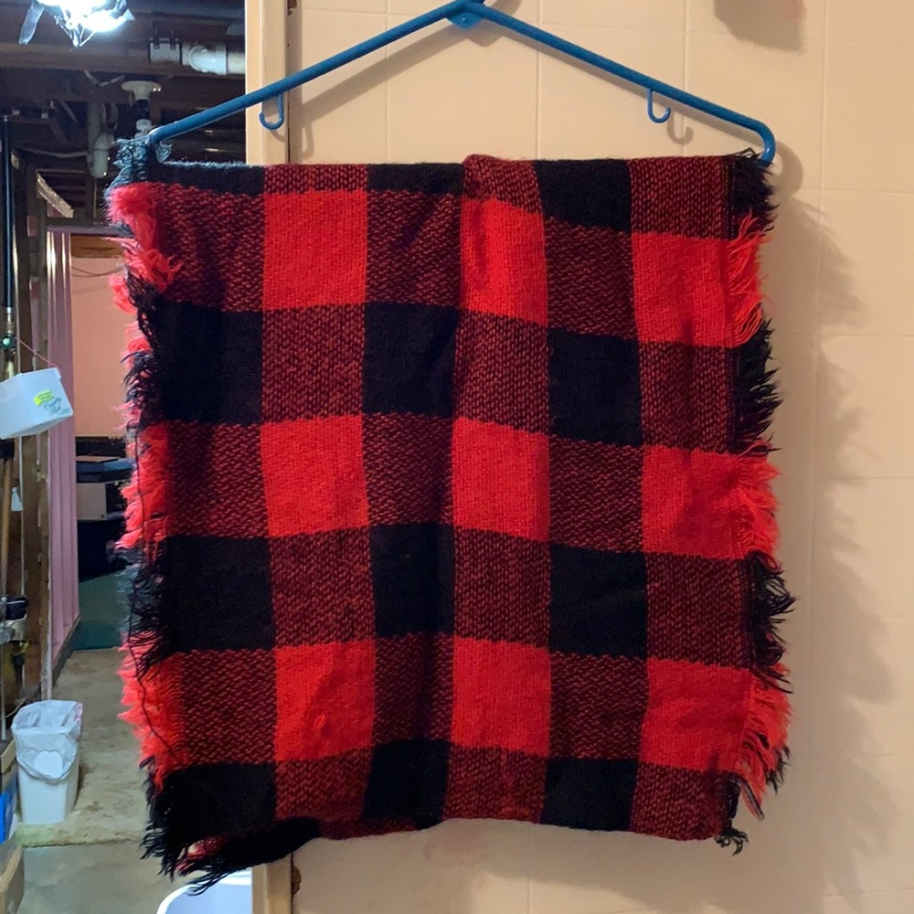 Infinity Plaid Scarf